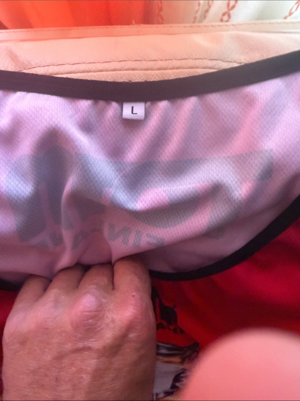 Tom of Finland Gradient Crew Graphic Top - Red to Orange - Picture 2 of 3